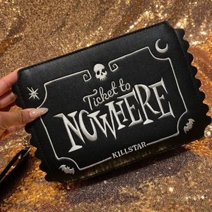 Killstar Gothic Ticket to Nowhere Crossbody Purse